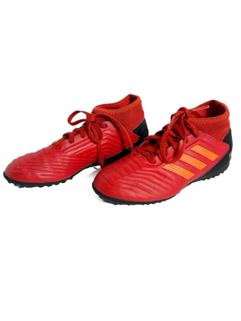 Adidas Predator 19.3 TF Jr Turf Soccer Shoe CM8547 Active Red / Solar Red /Black